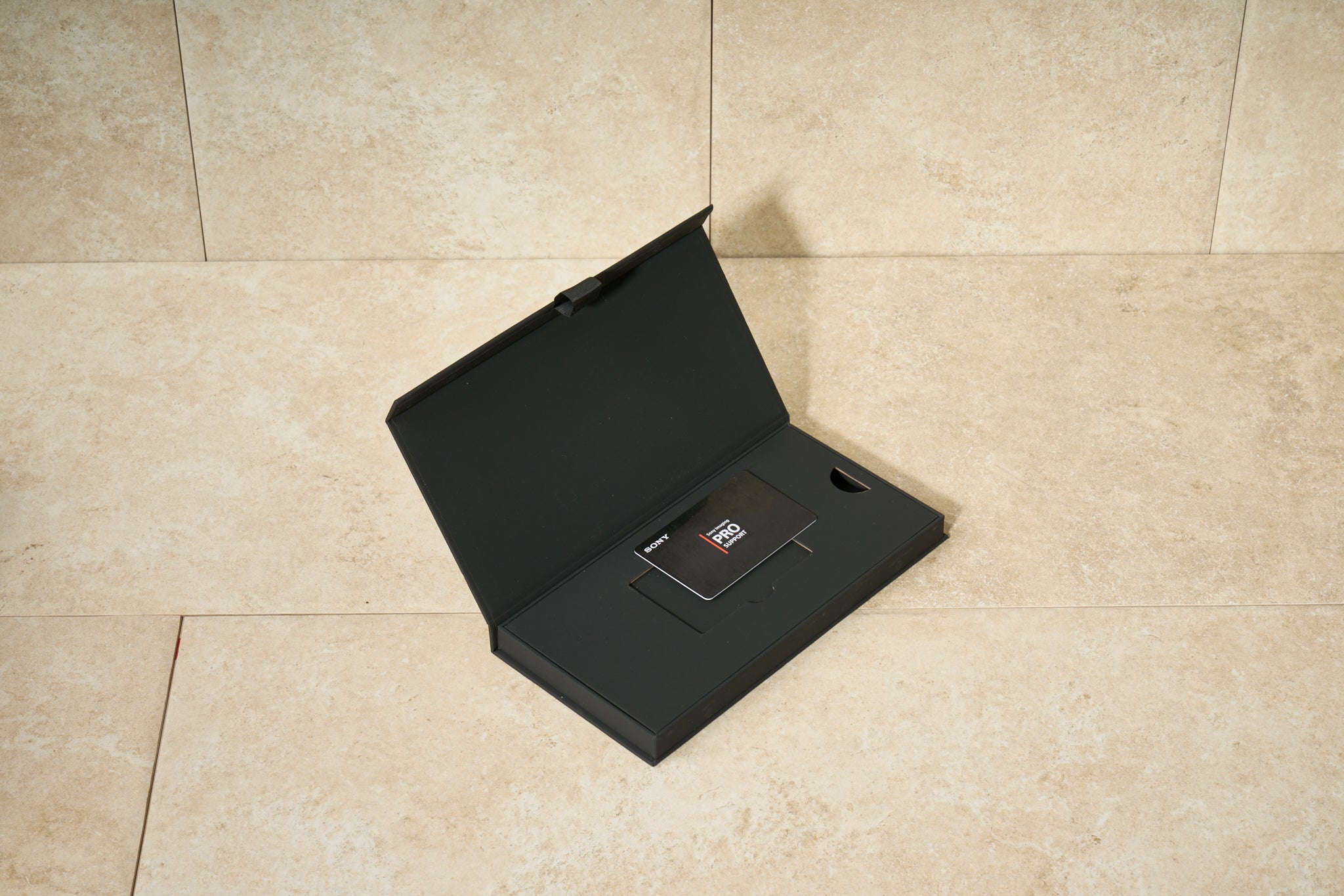 Gift Card Box with Card Presentation Tray